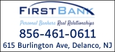 First Bank Sponsorship Banner